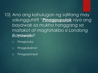 pinagpupulok|Kahulugan ng pinagpupulok .